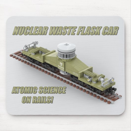 PTW Amerikaanse nucleaire afvalfleswagen Muismat (Voorkant)