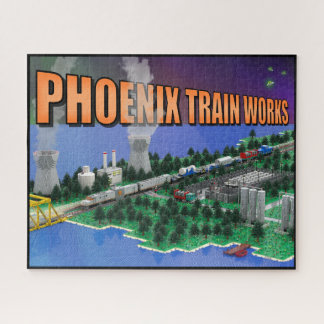 PTW Atomic Train en Energiecentrale Scene Legpuzzel