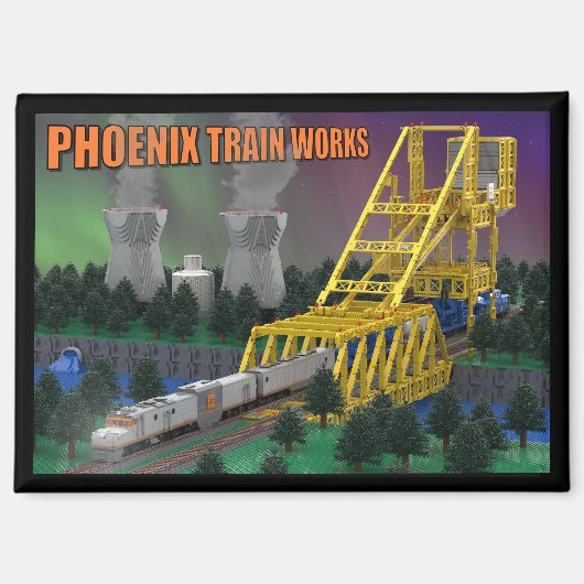 PTW Atoomkracht Trein Magneet (Voorkant)