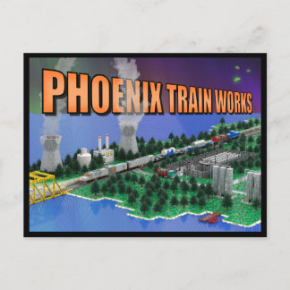 PTW Atoomtrein en Energiecentrale Scene Briefkaart