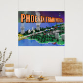 PTW Atoomtrein en Energiecentrale Scene Poster (Keuken)