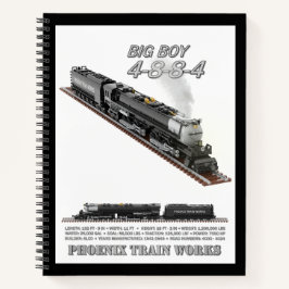 PTW Big Boy Locomotief College-Lined Notitieboek