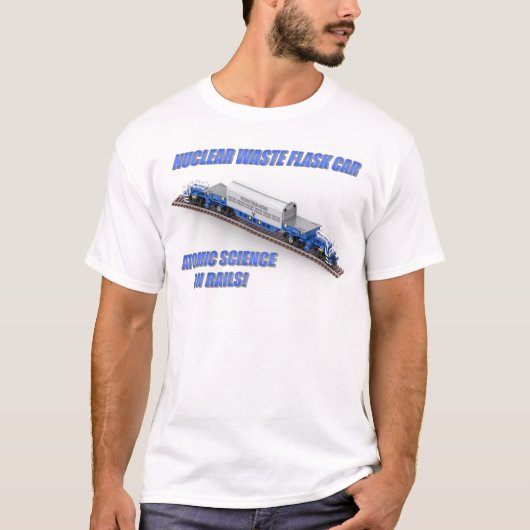 PTW Britse nucleaire afvalfleswagen T-shirt (Voorkant)