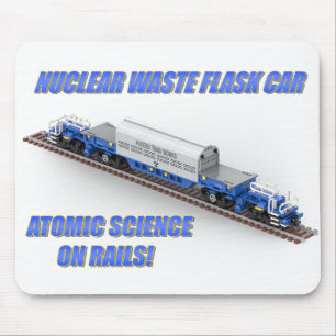 PTW Britse nucleaire afvalfleswagen T-shirt Muismat