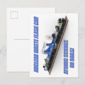PTW Modern Amerikaanse Postkaart voor Kernafval (Voorkant / Achterkant)