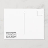 PTW Modern Amerikaanse Postkaart voor Kernafval (Achterkant)