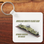 PTW Moderne Amerikaanse nucleaire flask wagon dubb Sleutelhanger (Voorkant)