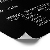 PTW Molten Ingot Trein "Blauwdruk" Poster (Hoek)
