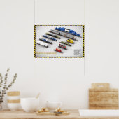 PTW Nucleaire Energie Trein Collectie Poster (Keuken)