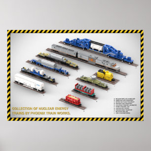 PTW Nucleaire Energie Trein Collectie Poster