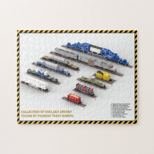 PTW Nuclear Energy Trein Collectie Puzzel (Horizontaal)