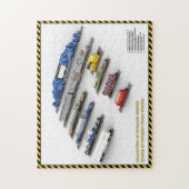 PTW Nuclear Energy Trein Collectie Puzzel (Verticaal)