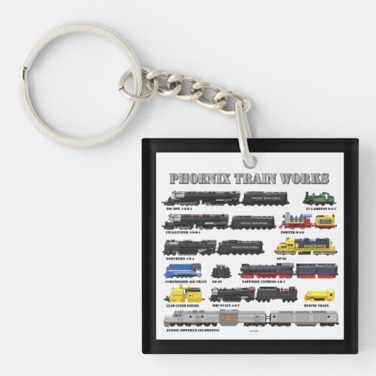 PTW Trein Collectie Sleutelhanger (Voorkant)