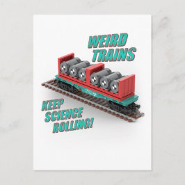 PTW Uranium Oxide Treinwagen Ansichtkaart Briefkaart