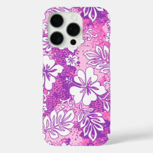 Pua Aloha Hawaiian Heart Shaped Hibiscus Pink iPhone 16 Pro Hoesje