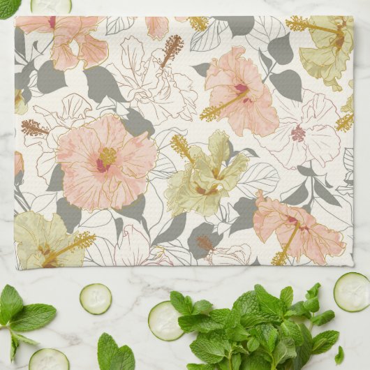 Pua Hibiscus, Māla Lani Theedoek (Gevouwen)