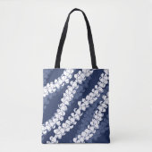 Puakenikeni hawaiian aloha printpatroon tote bag (Voorkant)