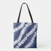 Puakenikeni hawaiian aloha printpatroon tote bag (Achterkant)