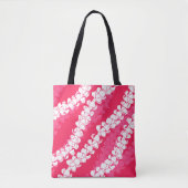 Puakenikeni hawaiian aloha printpatroon tote bag (Voorkant)