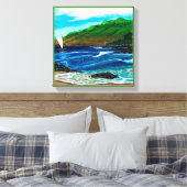 Puako Coast Kano Canvas Afdruk (Insitu (Slaapkamer))