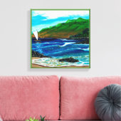 Puako Coast Kano Canvas Afdruk (Insitu (Woonkamer))