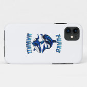 Puako Hawaii Vacation Tribal Whale Orcas Case-Mate iPhone Case (Achterkant (horizontaal))