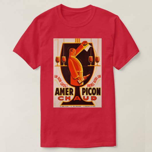  pub Amer Picon Chaud T-shirt (Design voorkant)
