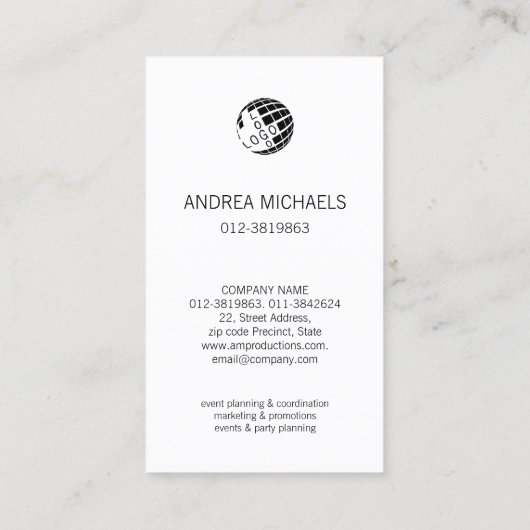 Pub Bar in Tavern Beer Bubbles Visitekaartje (Achterkant)