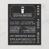 Pub Chalkboard, Pub/Brewery Adverteren Flyer (Voorkant)