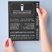  Pub Chalkboard, Pub/Brewery Adverteren Flyer (Hand)