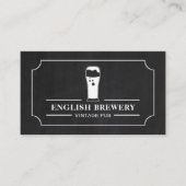  Pub Chalkboard, Pub/Brewery Visitekaartje (Voorkant)