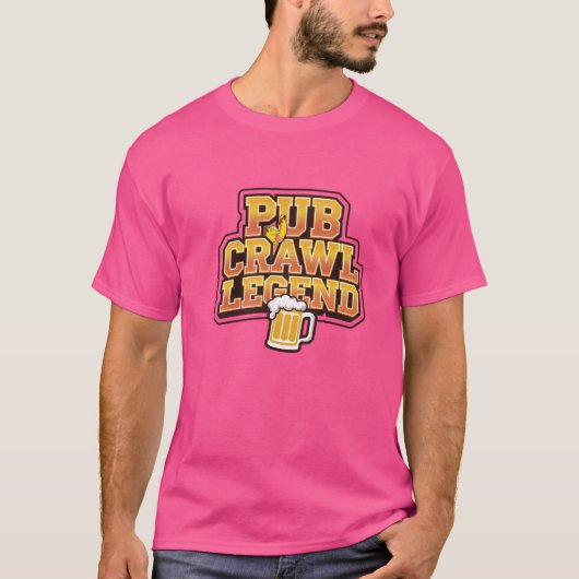 Pub Crawl Legend T-shirt (Voorkant)
