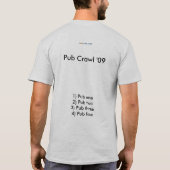 Pub Crawl - Pubvite.com T-shirt (Achterkant)