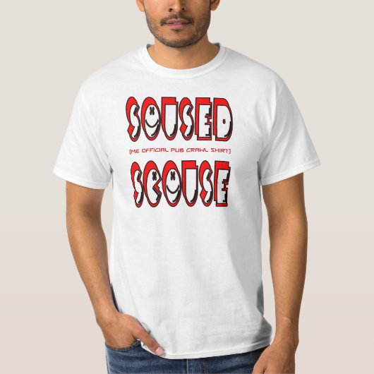 Pub Crawl voor dronken Liverpudlian T-shirt (Voorkant)