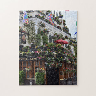Pub Flowers Notting Hill London Verenigd Koninkrij Legpuzzel