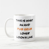 pub grub - minnaar , avid - mok koffie (Links)