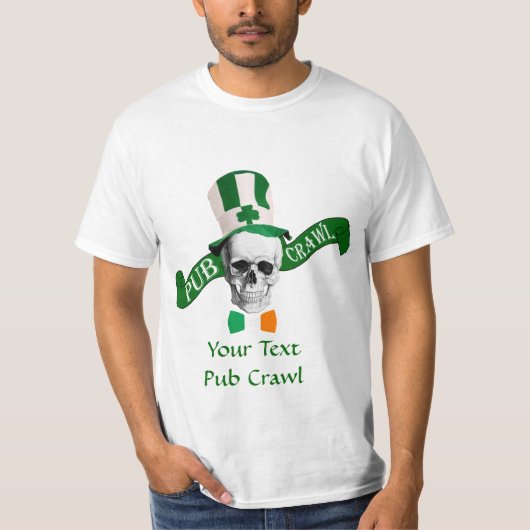 Pub kruipt St Patrick's day T-shirt (Voorkant)