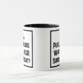 Pub Landlord Super Talent. Mok met twee toonkoffie (Midden)