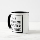 Pub Landlord Super Talent. Mok met twee toonkoffie (Voorkant links)