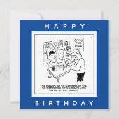 Pub-maaltijden en Pub Menu-Cartoon Kaart (Voorkant)