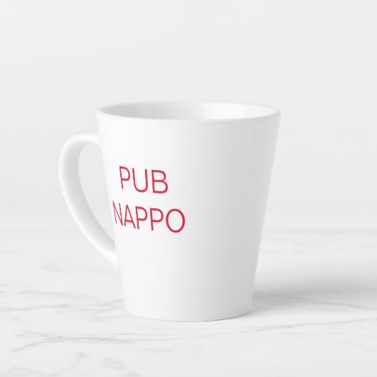 Pub Nappo cup mijn zomerauto Latte Mok (Linkerhoek)