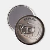 Pub of Bar Owner Beer Can Magnet (Voorkant / Achterkant)
