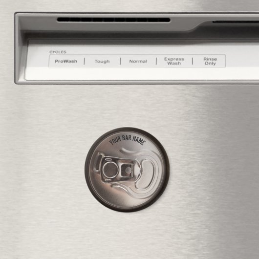 Pub of Bar Owner Beer Can Magnet (Insitu (Vaatwasser))