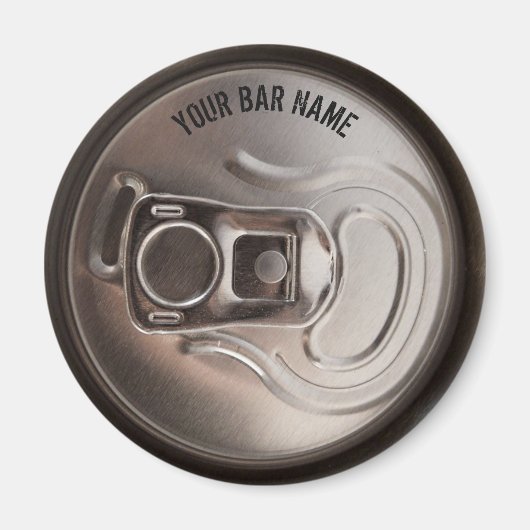 Pub of Bar Owner Beer Can Magnet (Voorkant)