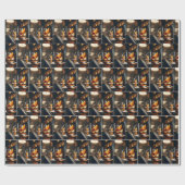 Pub ouderwetse cocktail cadeaupapier (Vlak)