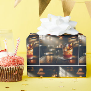 Pub ouderwetse cocktail cadeaupapier
