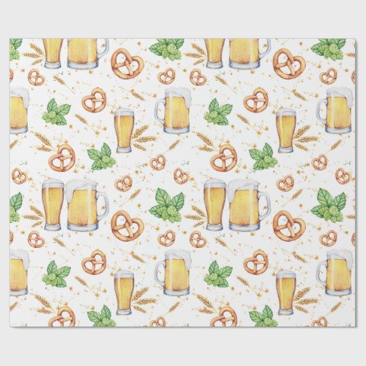 Pub Patroon Wrapping Papier (Vlak)