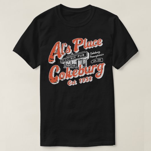  Pub Restaurant Retro Diner Pennsylvania T-shirt (Design voorkant)