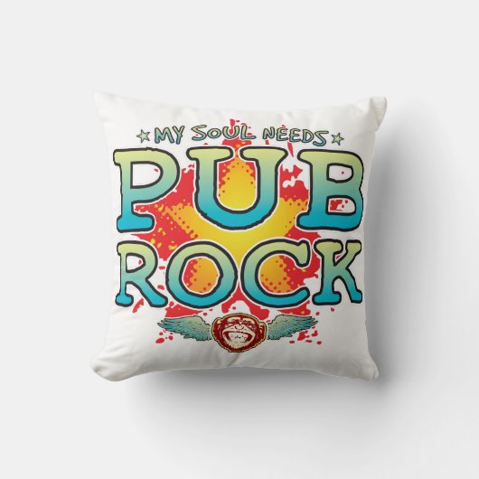 Pub Rock Soul Kussen (Voorkant)