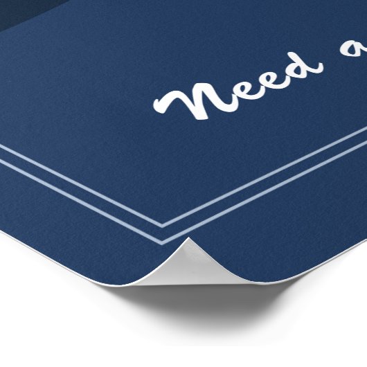 Pub Sign, "The Wingman Tavern" Poster (Hoek)